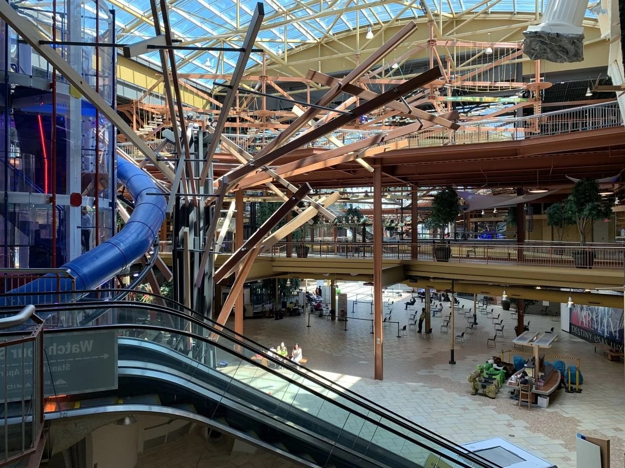 Destiny USA shopping and entertainment complex near Syracuse Grand