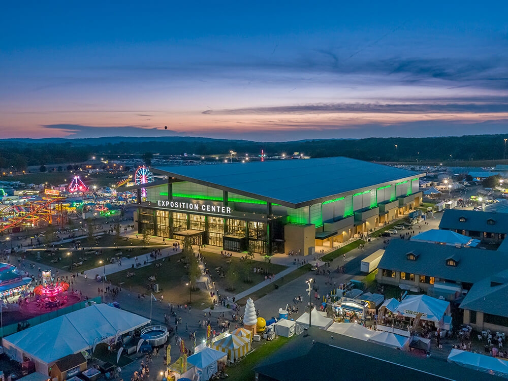 The Great New York State Fairgrounds in Geddes, near Syracuse Grand